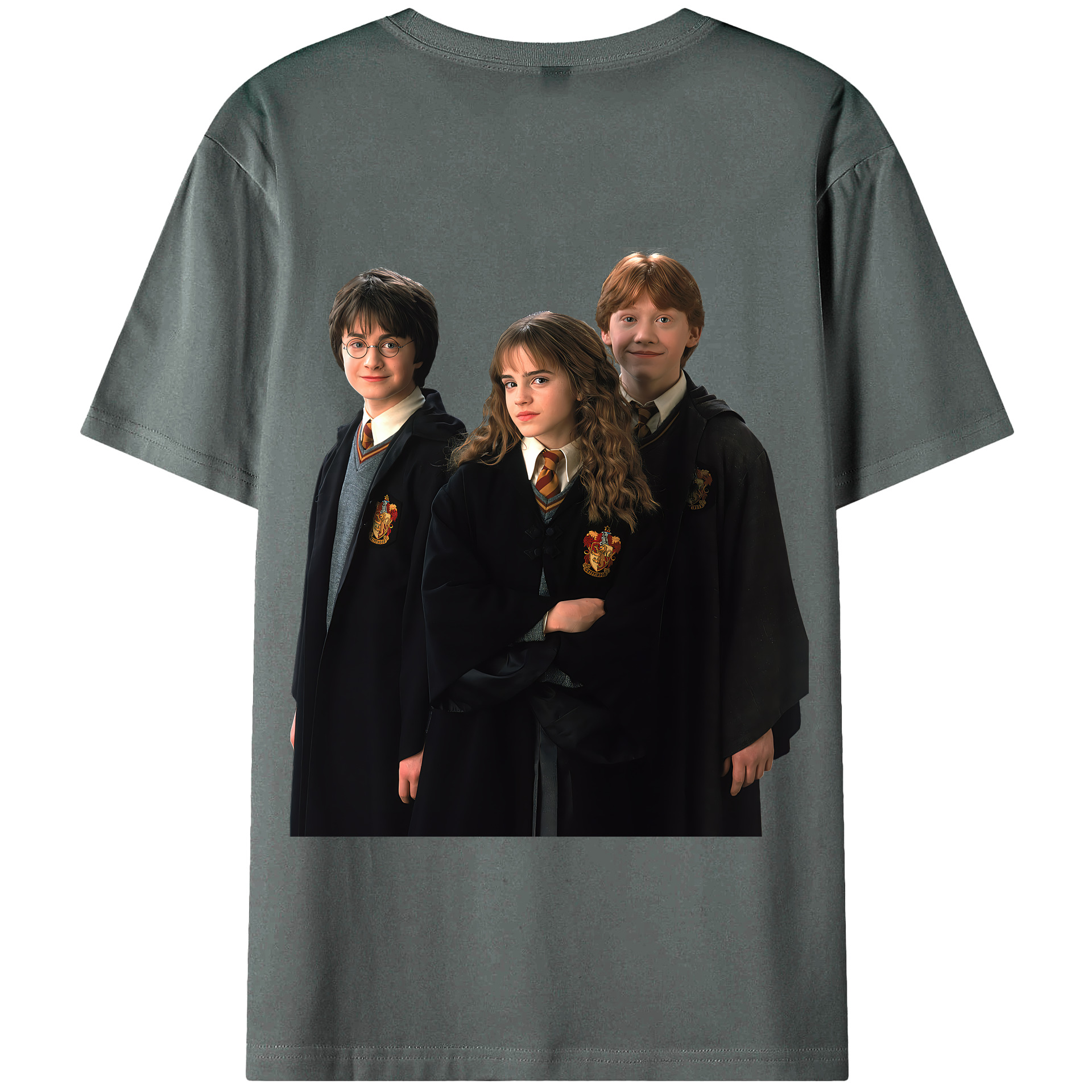 （画像用） Harry Potter ハリー・ポッターシリーズ 綿100％半袖Tシャツ（背面プリント）